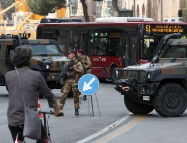 Σε «φρούριο» έχει μετατραπεί η ιταλική πρωτεύουσα λόγω της πανηγυρικής Συνόδου Κορυφής (φωτό)